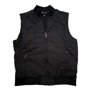 Michael Kors Black Quilted Zip Up Vest Men’s Size L Lightweight Puffer Gorpcore